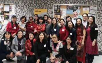 中文学子竞密城 芬芳桃李馨威州