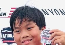 残疾华裔少年勇闯全美铁人大赛 密城少年现场助威献温暖