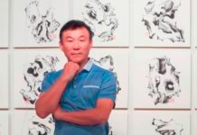 华裔艺术家董伟教授密城个人艺术作品讲座