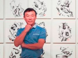 华裔艺术家董伟教授密城个人艺术作品讲座