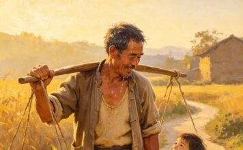 《父亲的无言长诗,句句成山》